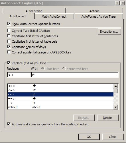 Write Chemical Symbols in Word