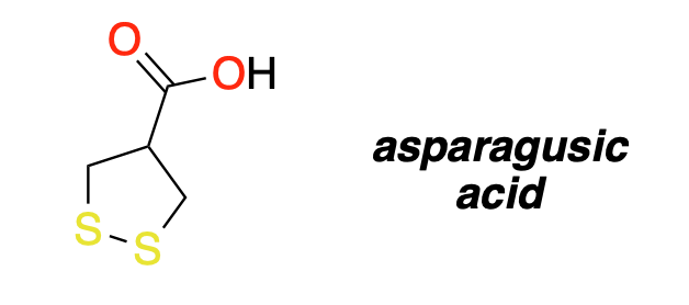 asparagusic acid molecule