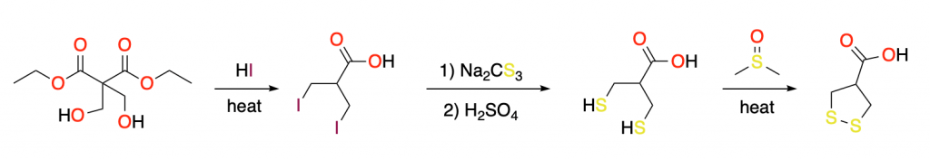 total synthesis of asparagusic acid