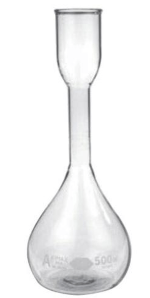 Kohlrausch volumetric flask